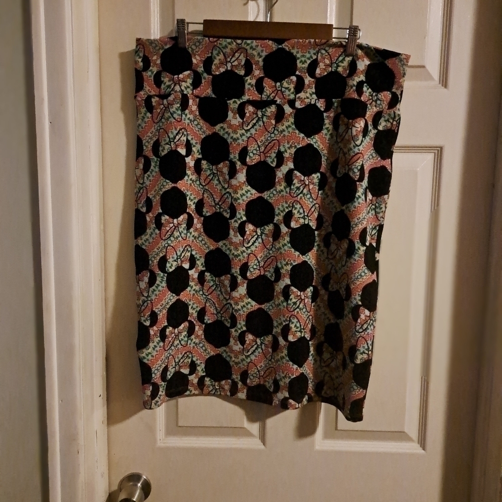 Lularoe Minnie multicolored skirt 3XL